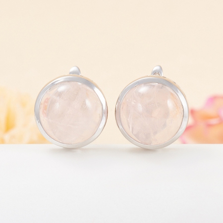 Серьги розовый кварц (серебро 925 пр.) Серьги розовый кварц (серебро 925 пр.)Розовый кварц<br>Серьги розовый кварц (серебро 925 пр.)<br><br>kit: None