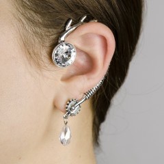 Кафф "Сверкающий swarovski"